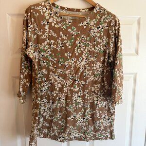 J Jill Luxe Supima Crew NeckTunic Tall